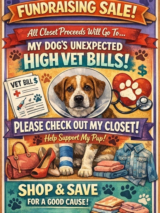 Other - Fundraising Pet Poster - Help Support My Pup